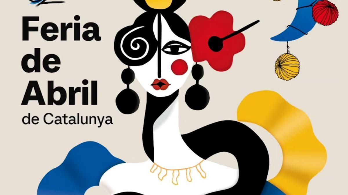 El cartel de la Feria de Abril de Catalunya