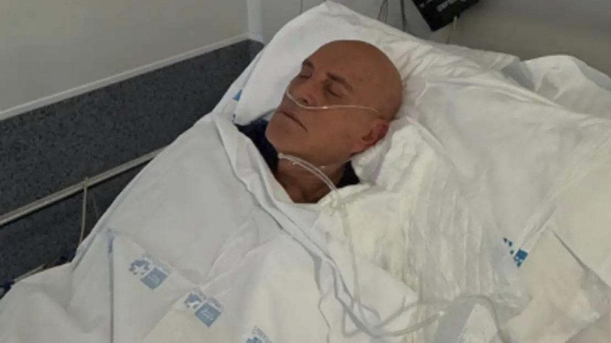 Kiko Matamoros durante un ingreso hospitalario