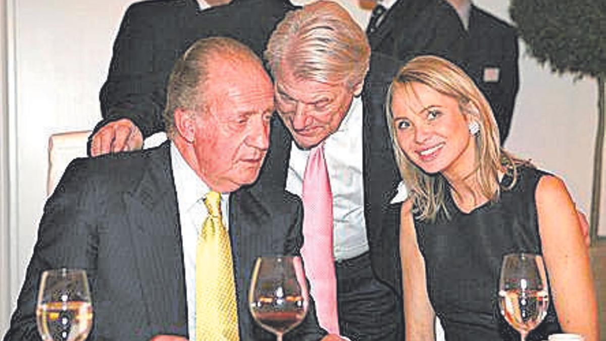Corinna Larsen y el rey Juan Carlos, en una foto de febrero de 2013.