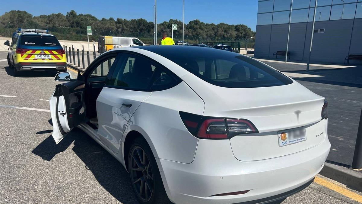 Imagen del taxi denunciado