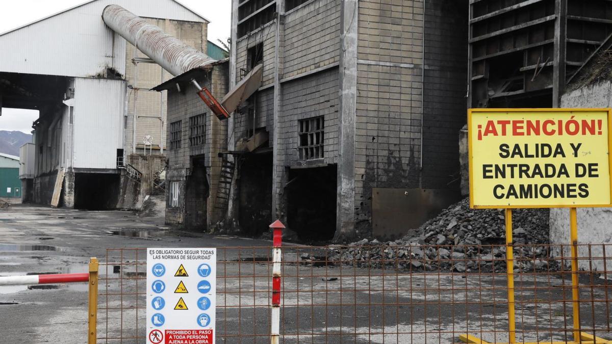 La entrada a la mina de Cerredo.