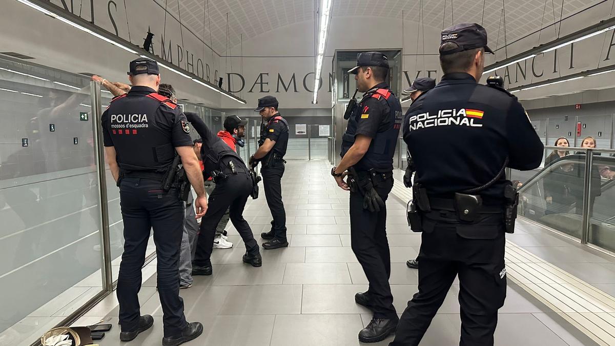 Los Mossos han desarrollado otro plan Kanpai en Barcelona este fin de semana