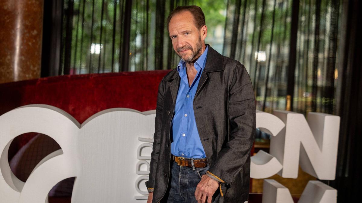 Ralph Fiennes, en el hotel Casa Fuster de Barcelona