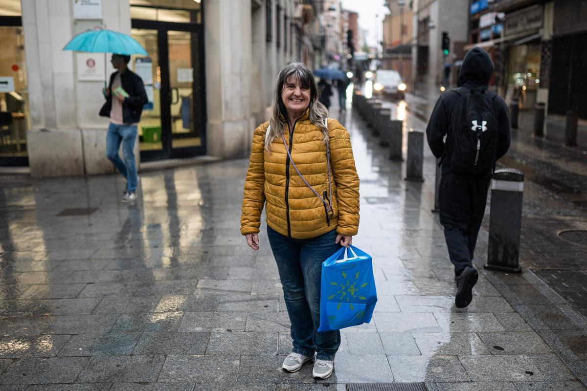 Ludivina Garrido, voisine de Buffalà, est montrée contre la piétonisation de Francesc Layret