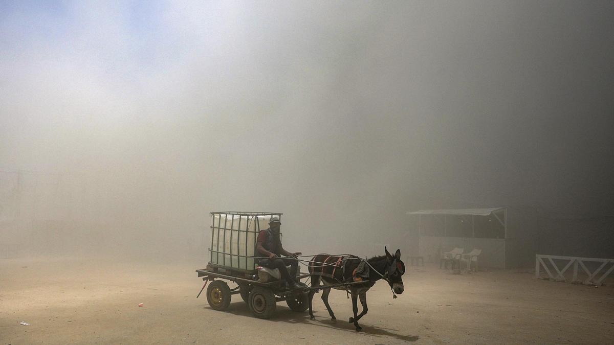 Bombardeo israelí sobre Gaza