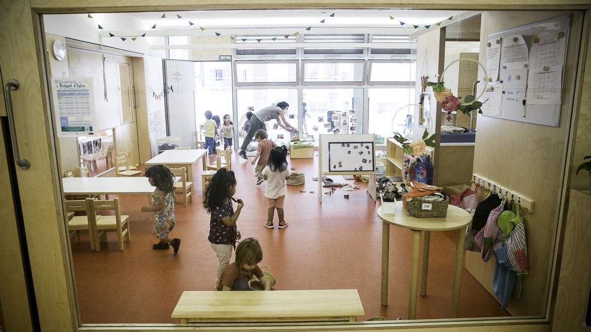 Escuela infantil municipal de Barcelona en mayo de 2022.