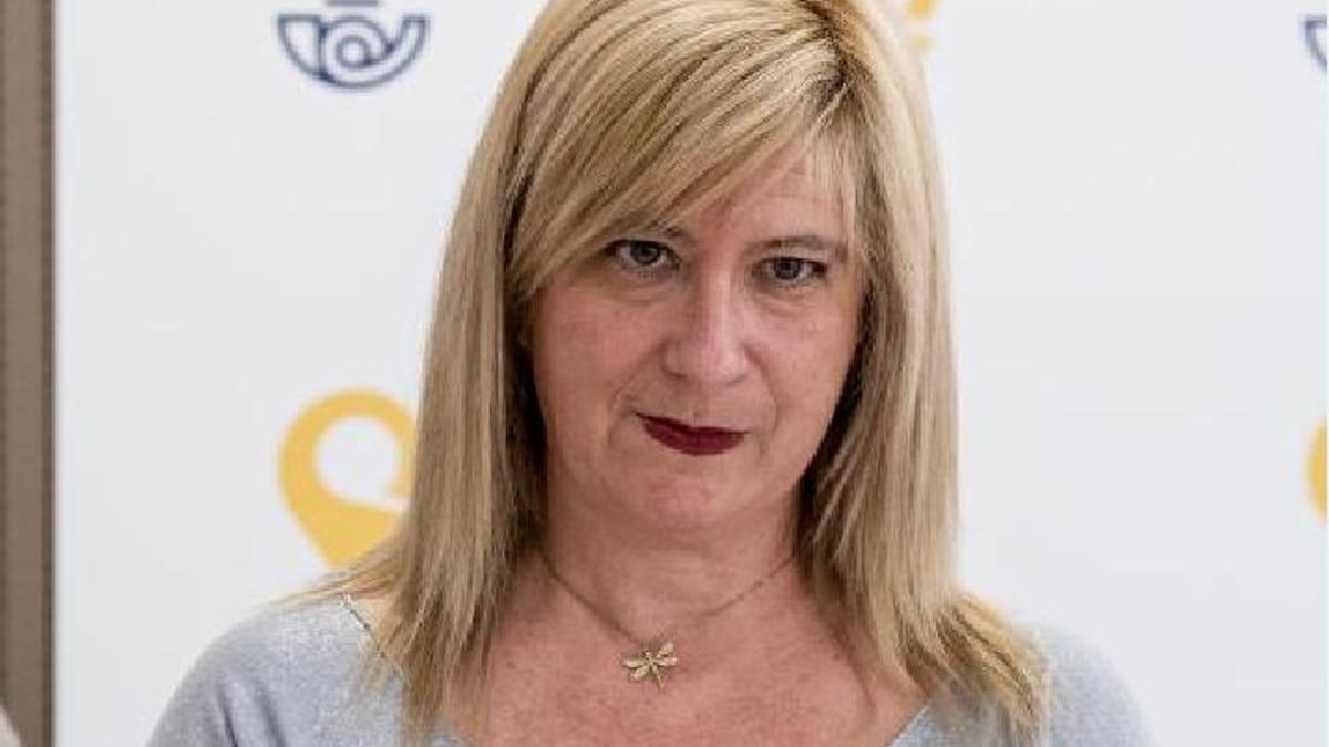 Leire Díez, durante su paso por Correos como directora de Filatelia.