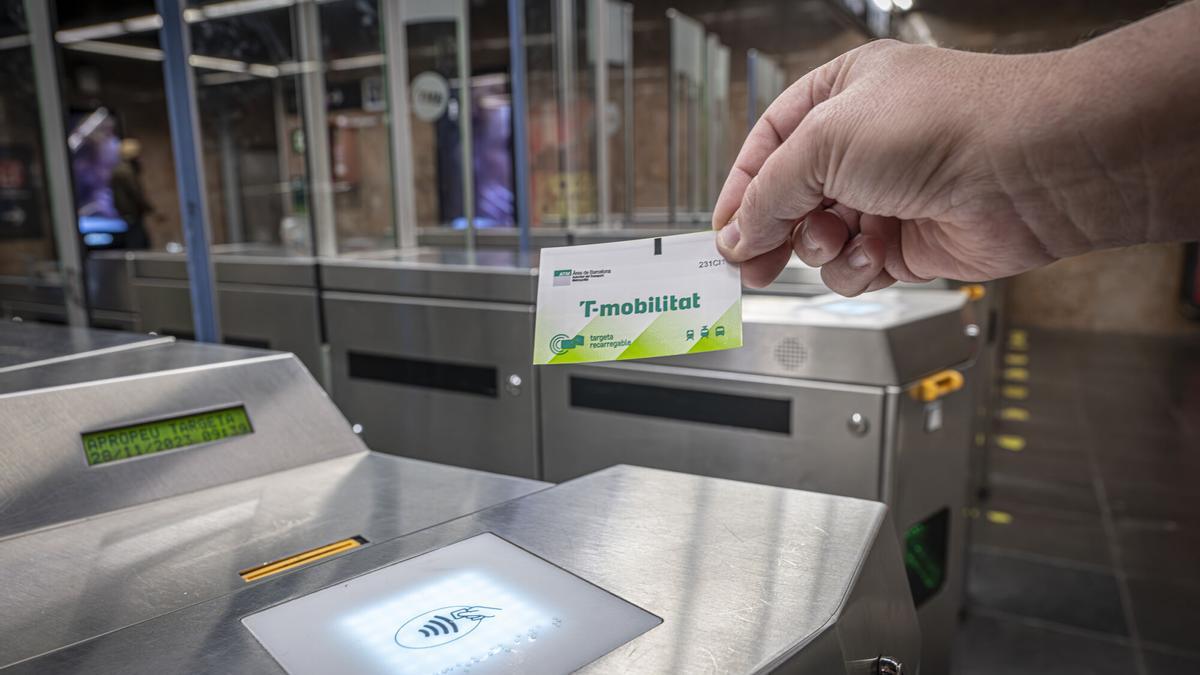 Validación de la t-mobilitat en Barcelona.