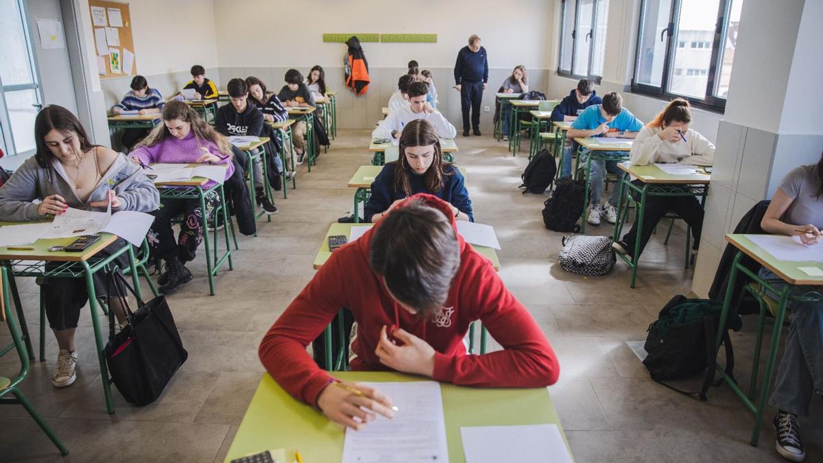 Alumnos de un instituto