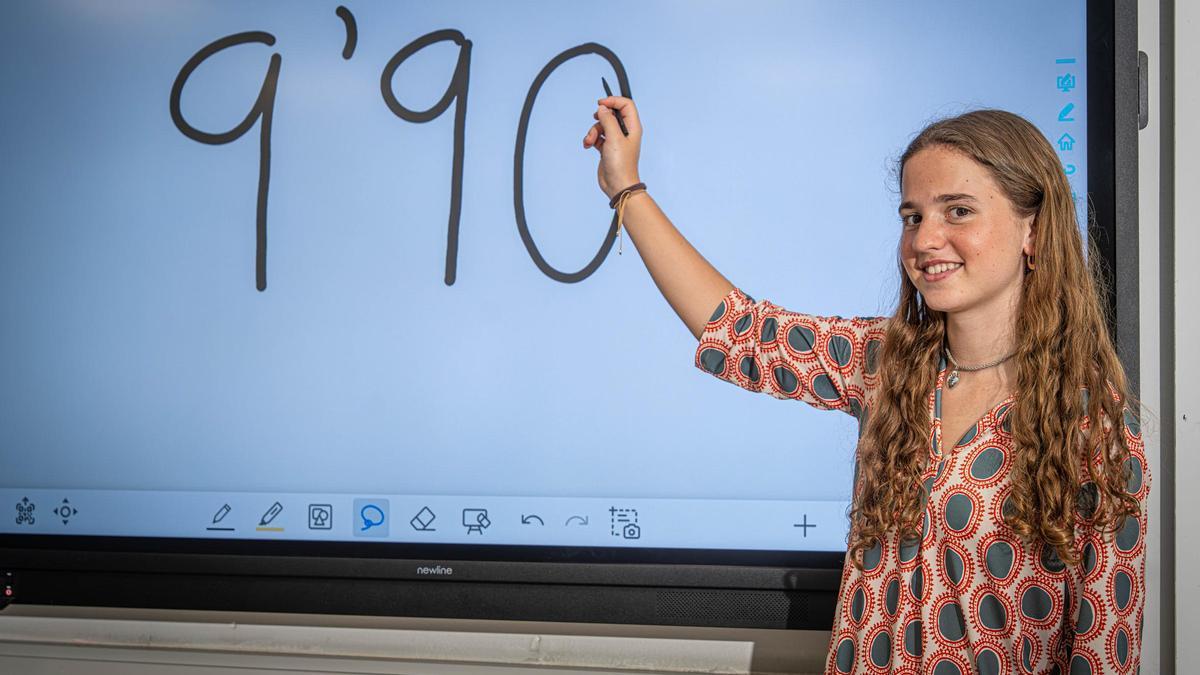 Catalina Goytisolo, 9,9 en la selectividad 2025 en Catalunya.