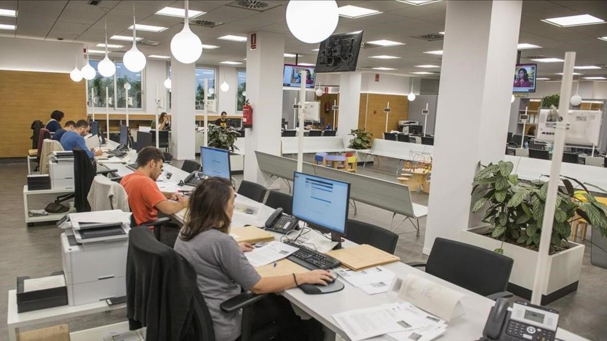 Oficina de servicios sociales en Barcelona