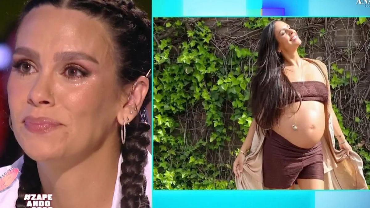 Cristina Pedroche, emocionada en 'Zapeando'