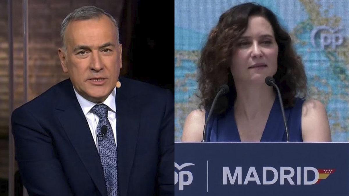 Xabier Fortes e Isabel Díaz Ayuso