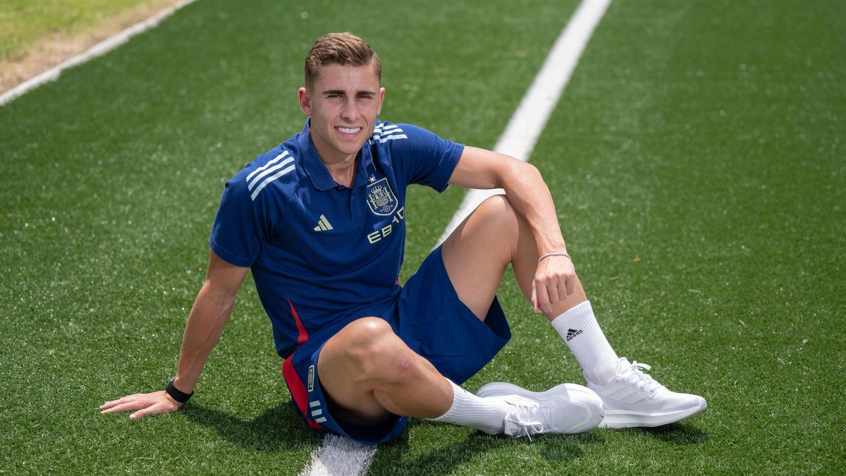 Fermín López, en Las Rozas, antes de la entrevista.