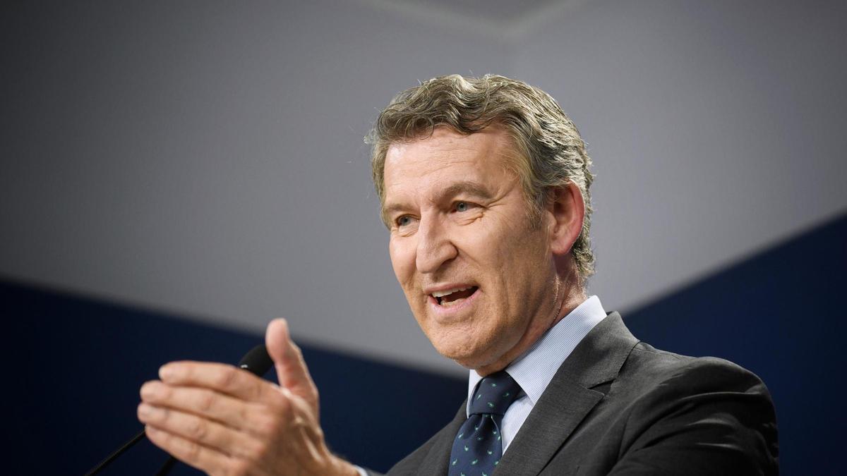 El presidente del Partido Popular, Alberto Núñez Feijóo. Archivo.