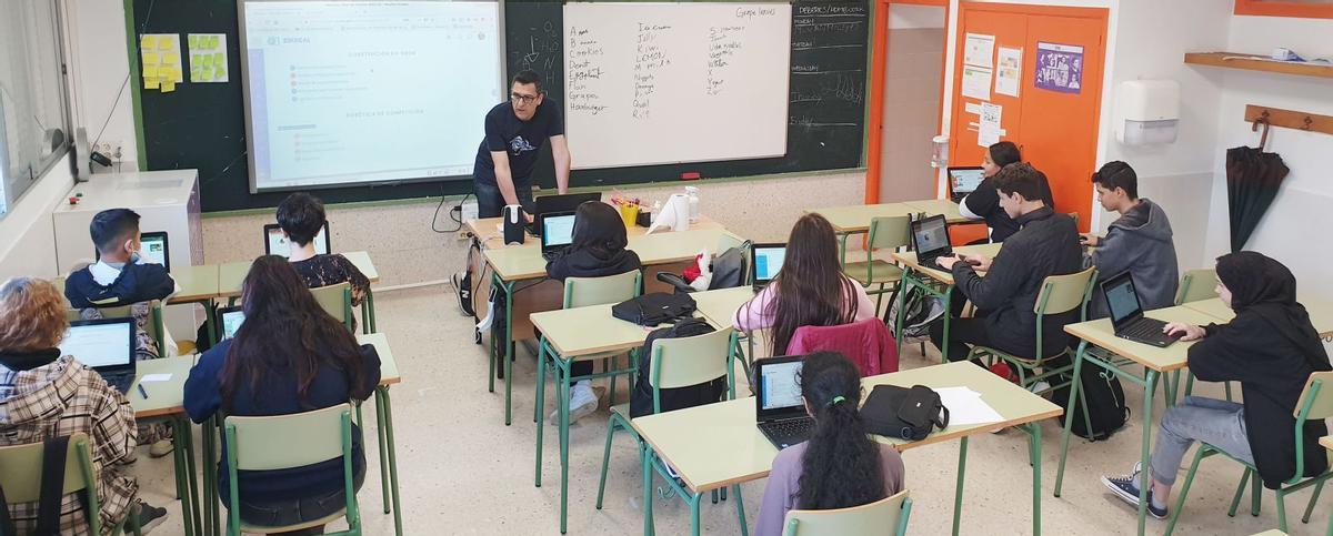 Une classe secondaire dans un institut galicien
