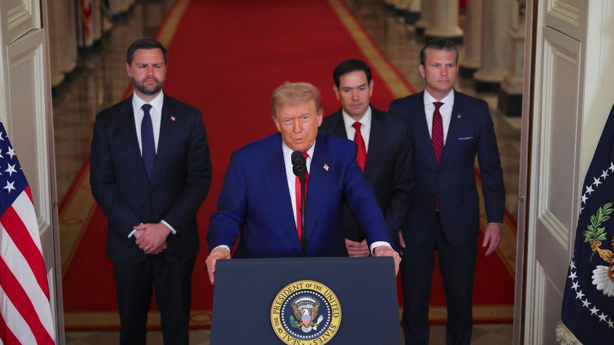 Trump advierte a Irán tras ataques contra instalaciones nucleares: "Habrá paz o tragedia"