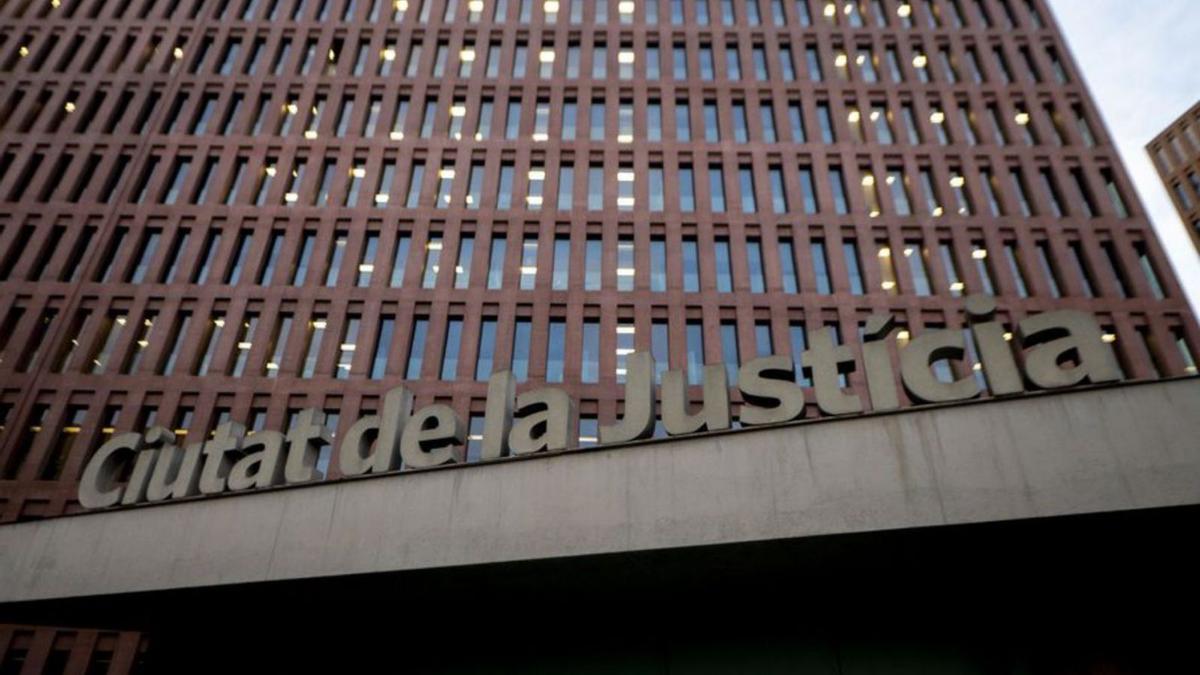 Edifici de la Ciutat de la Justícia, a l’Hospitalet.