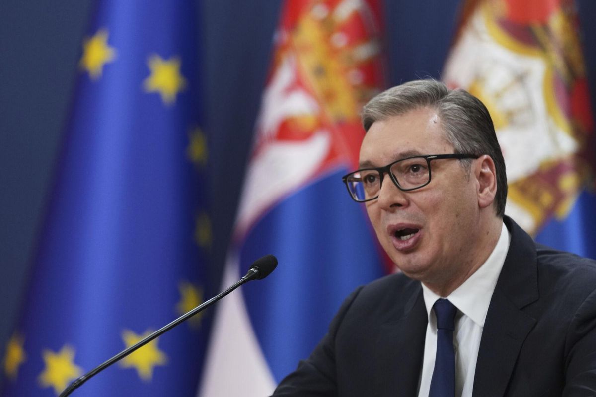 Le président de la Serbie, Aleksandar Vucic.
