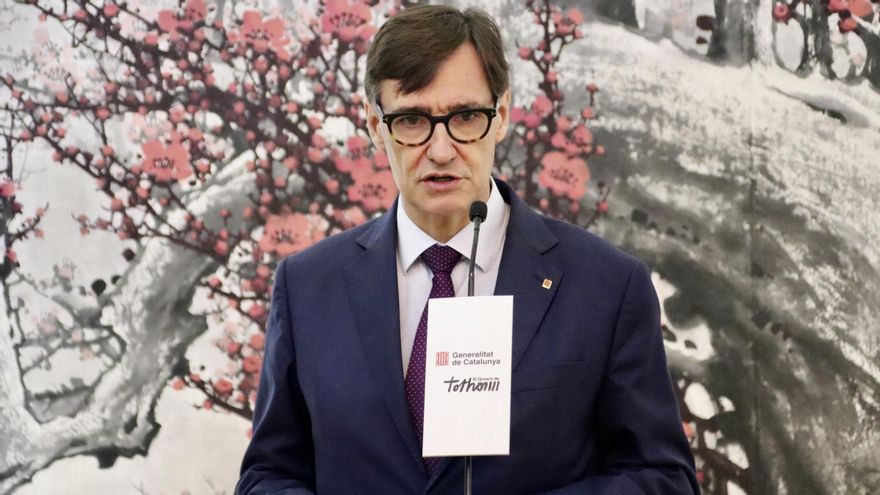 El president de la Generalitat, Salvador Illa, durante su viaje oficial a China.