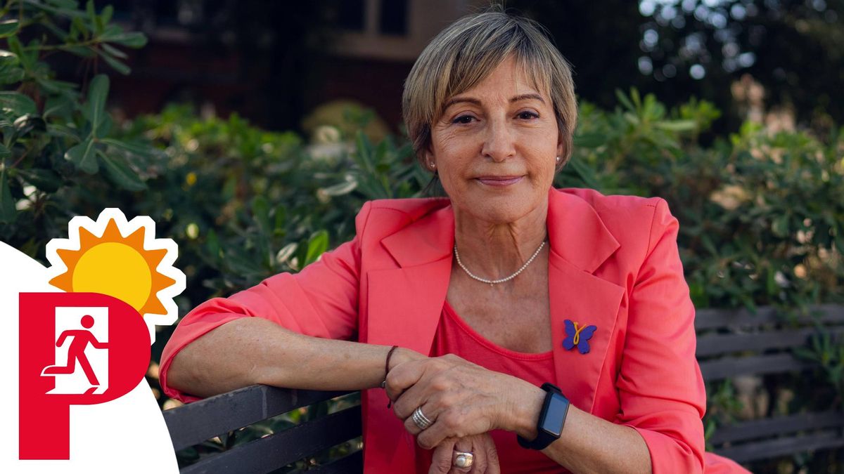 La expresidenta del Parlament Carme Forcadell en la conversación con El Periódico.