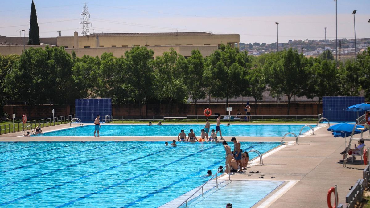 Piscina municipal de La Granadilla en Badajoz.