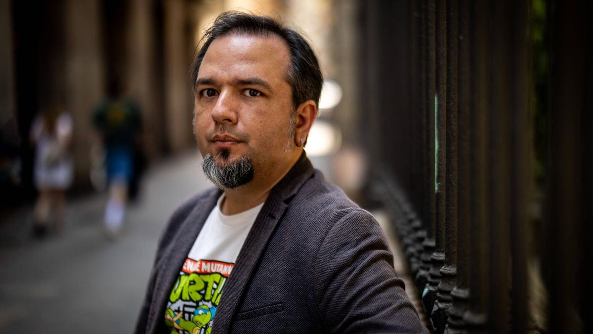 David Aliaga, autor de 'La lengua herida', en Barcelona
