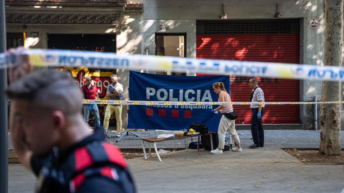 Tiroteo en la calle Consell de Cent el pasado 15 de febrero