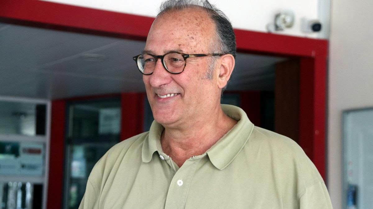 El presidente de Òmnium Cultural, Xavier Antich, este jueves en Prada de Conflent