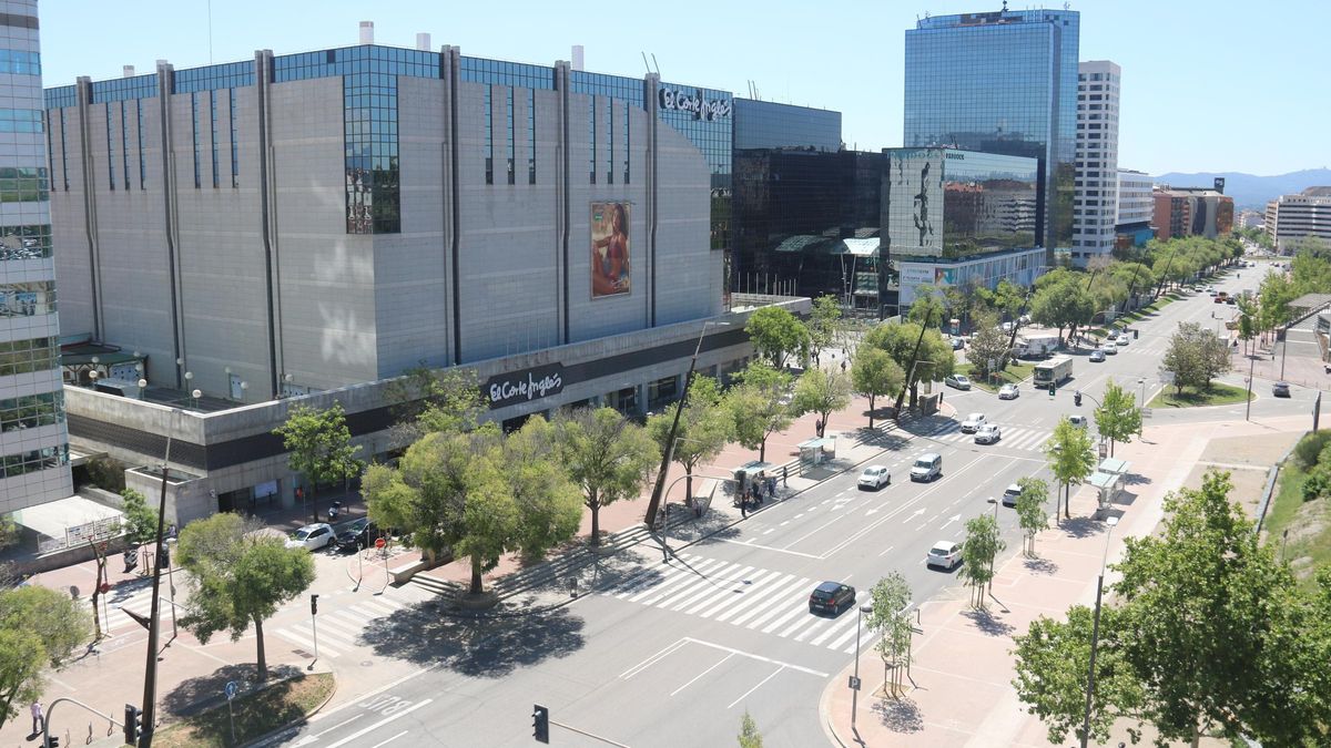 Vista aérea del Eix Macià de Sabadell