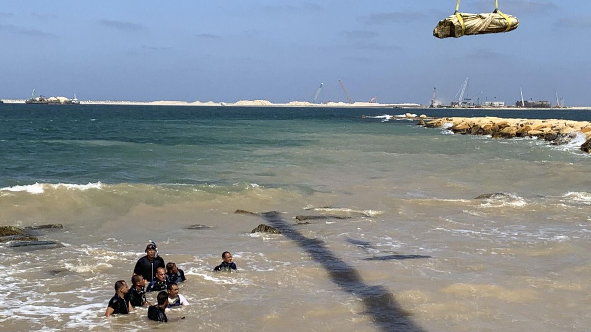 Zona de costa en Alejandría.