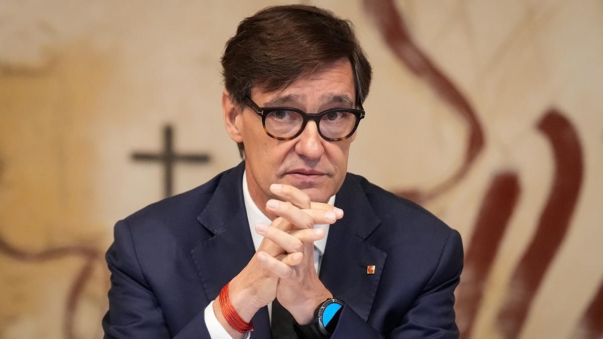 Salvador Illa, en la reunión semanal del Govern del 2 de septiembre.