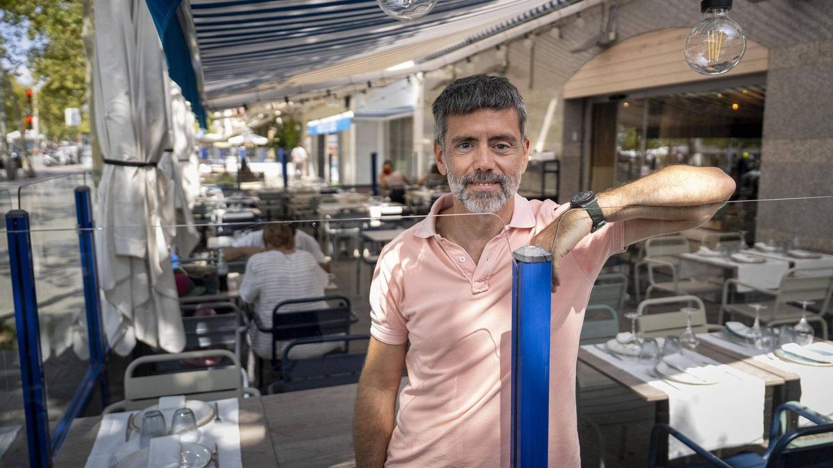 Albert Enrich, de la familia propietaria de La Mar Salada (en la imagen) y la Taverna Can Ros, este viernes.