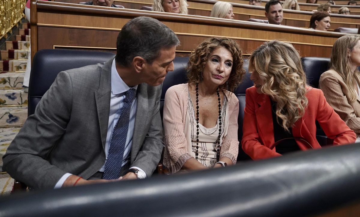 Pedro Sánchez, dans la session de contrôle.