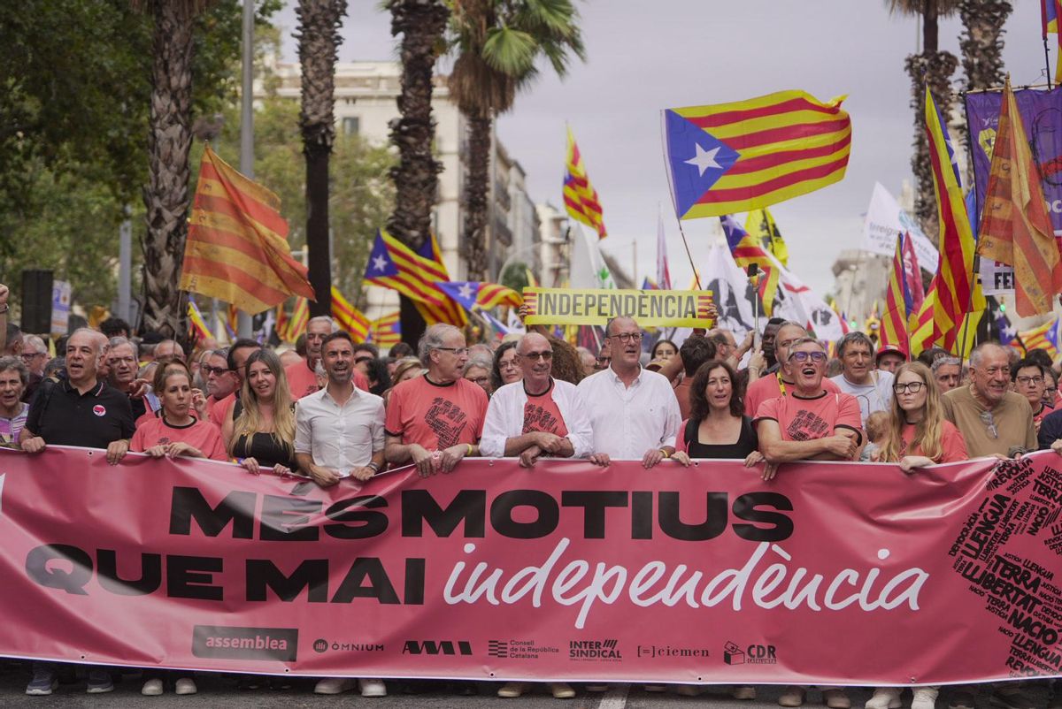 Manifestation de l'ANC dans la diada