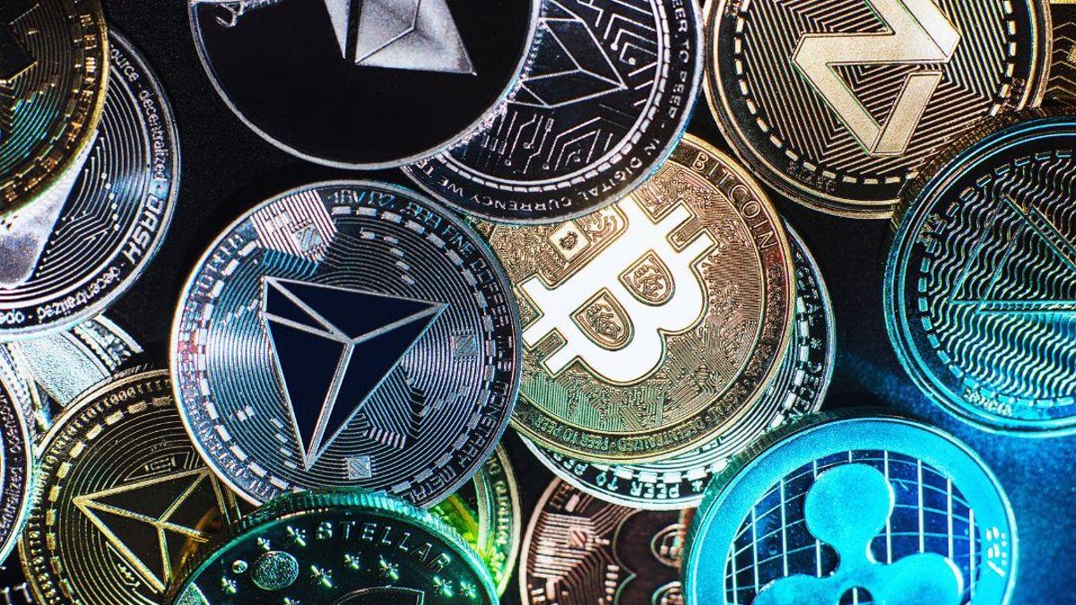 Imagen de archivo representando el concepto de criptomonedas y tokenización