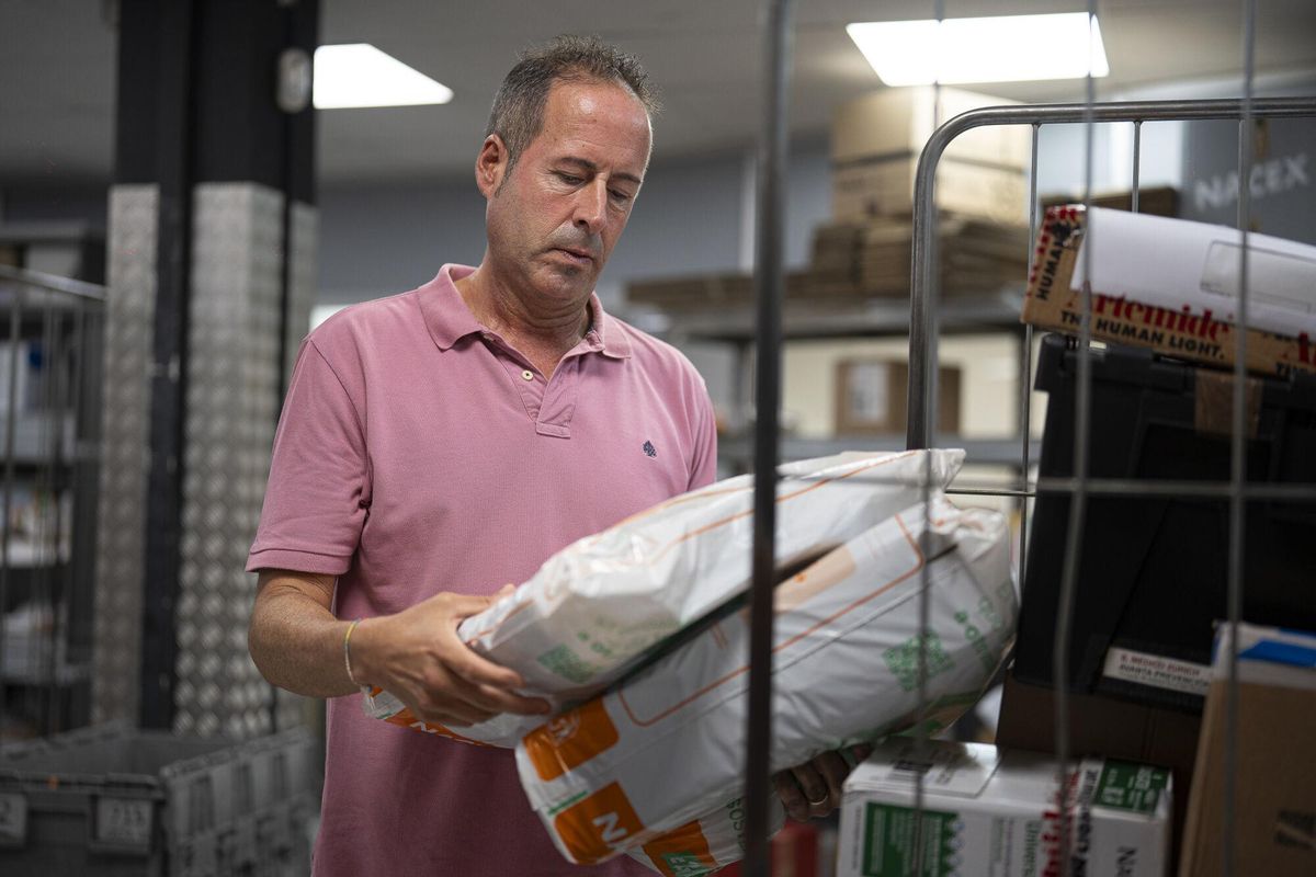 Jorge Delgado a travaillé dans les bureaux de Nacex, à Barcelone, après avoir été au chômage avec près de 50 ans