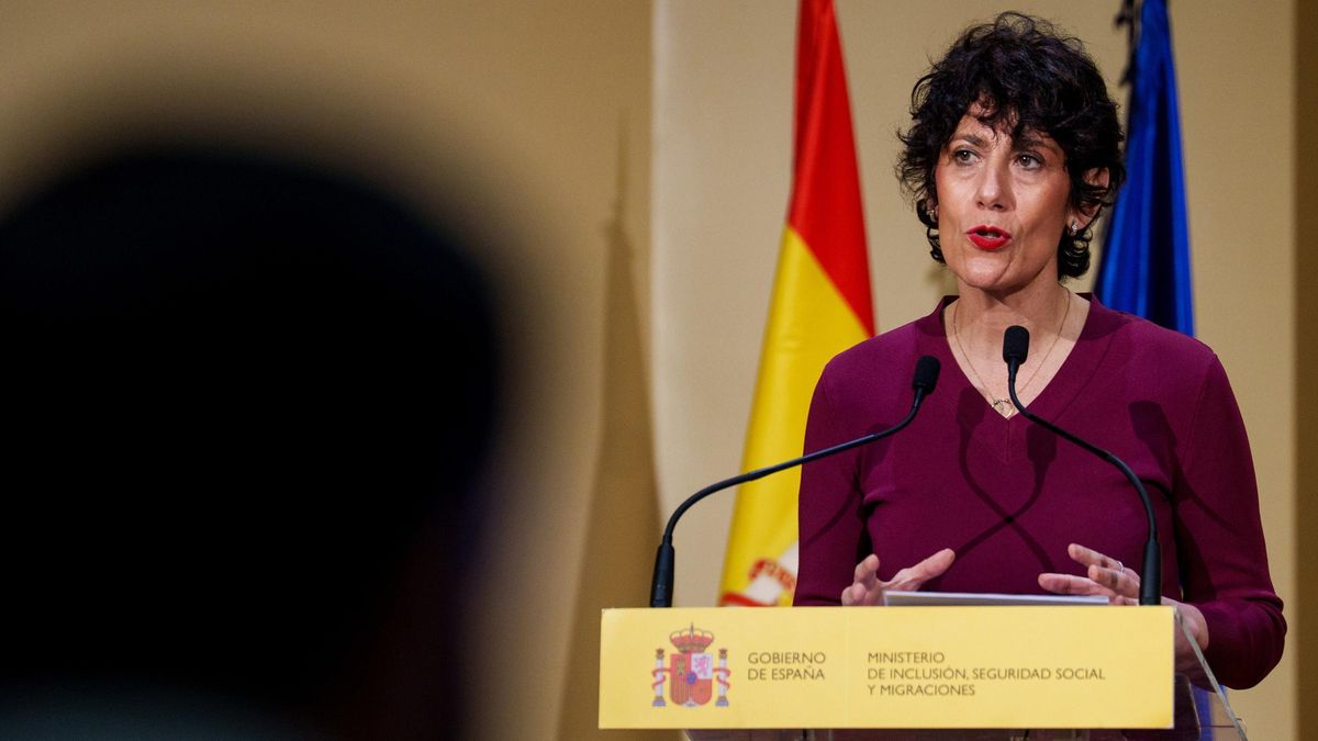 La ministra de Inclusión, Seguridad Social y Migraciones, Elma Saiz.
