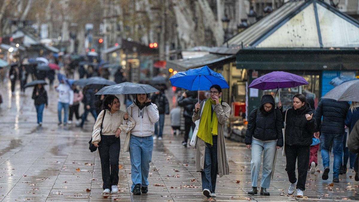 Lluvia en Barcelona