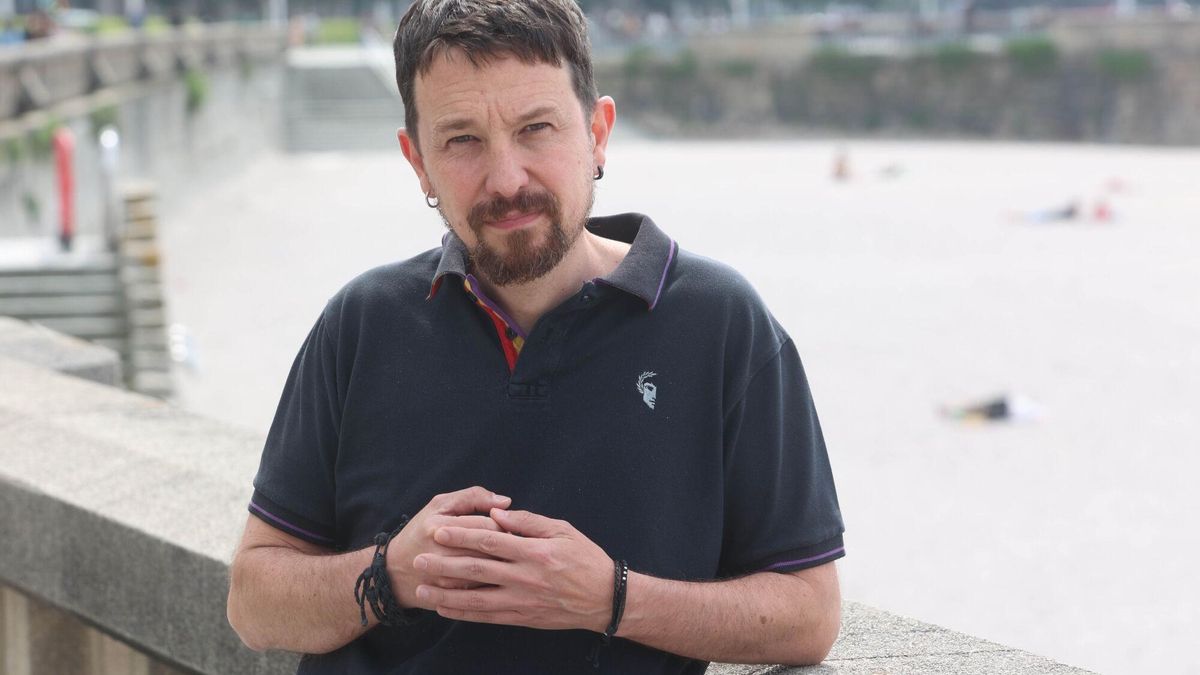 Pablo Iglesias, exlíder de Podemos y exvicepresidente del Gobierno español, antes de un mitin de las europeas en Coruña