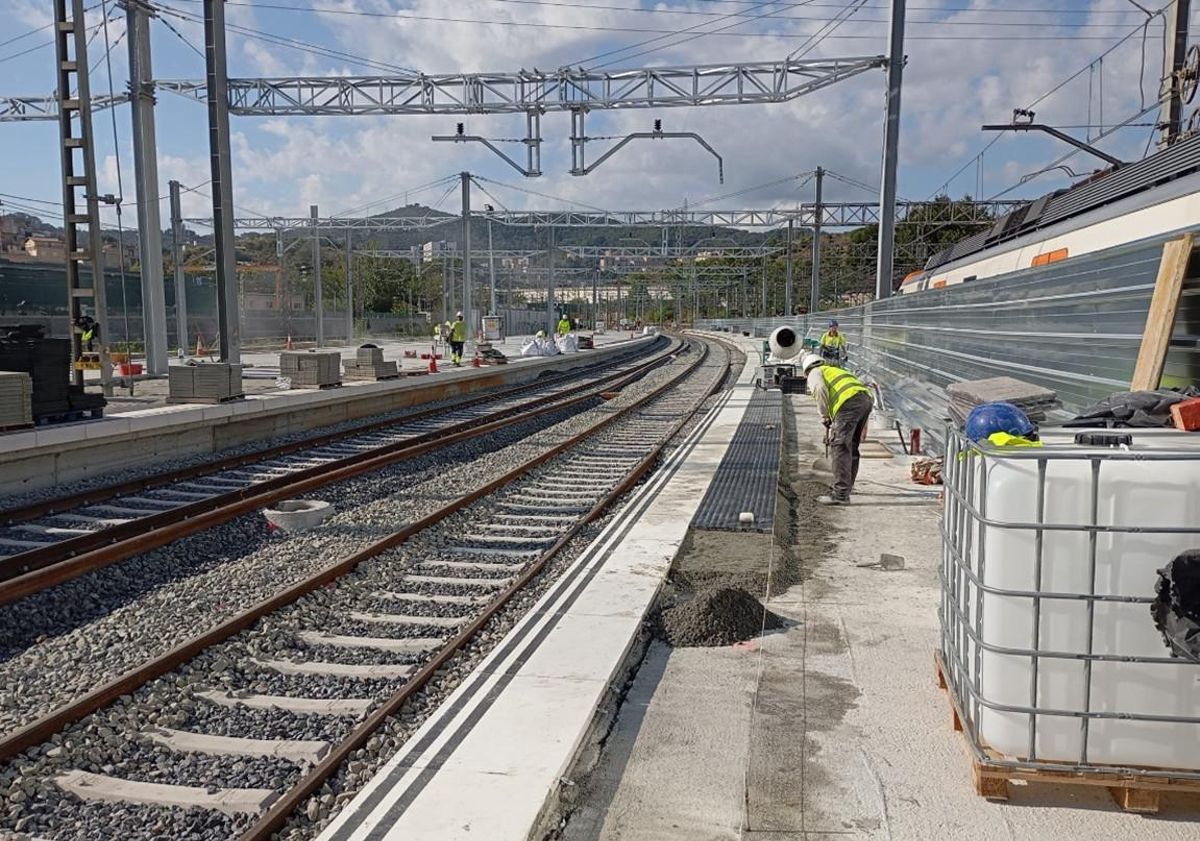 Fonctionne dans les environs de la gare de Montcada Bifurcació de Rodalies