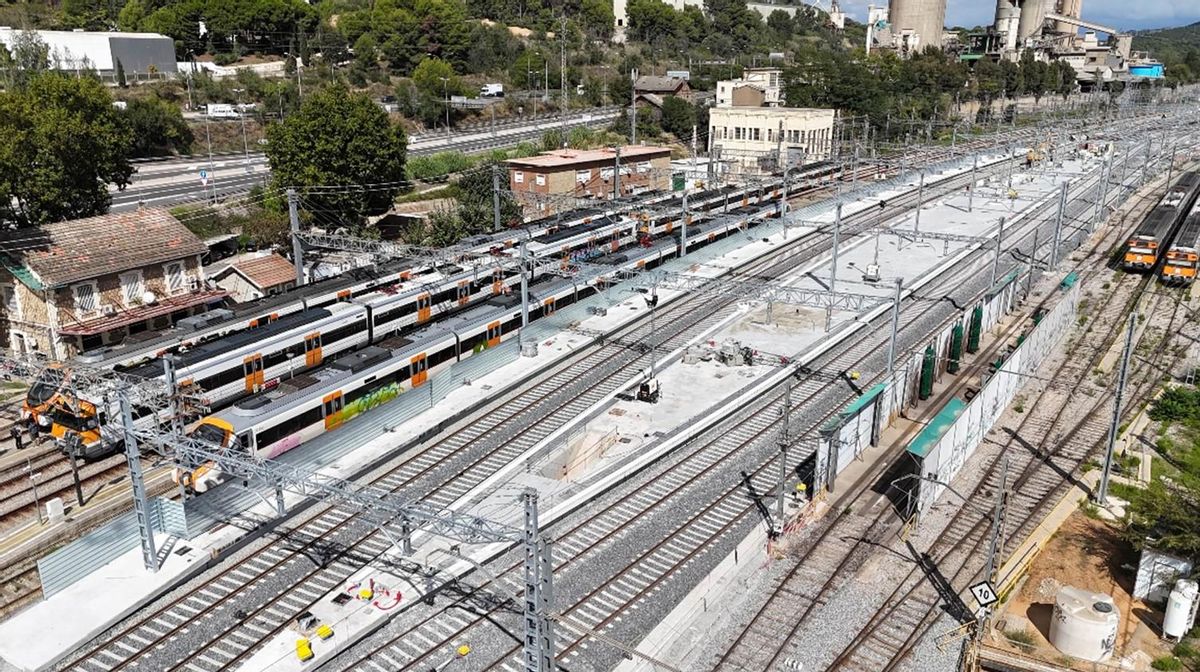 Fonctionne dans les environs de la gare de Montcada Bifurcació de Rodalies