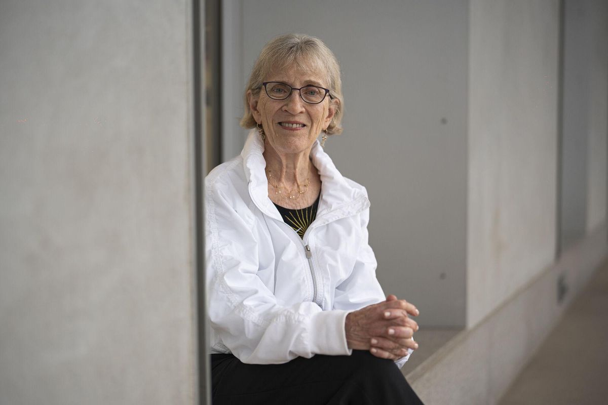 Claudia Goldin, lauréate du prix Nobel d'économie, sur le campus de l'UPF Ciutadella à Barcelone