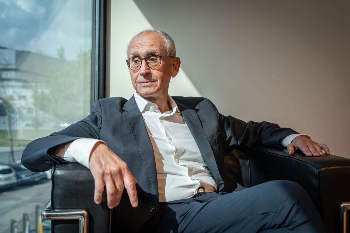 Barcelone, 16/10/2025 Sports. Interview Ferran Olivé, trésorier du FC Barcelone. AUTEUR : MANU MITRU