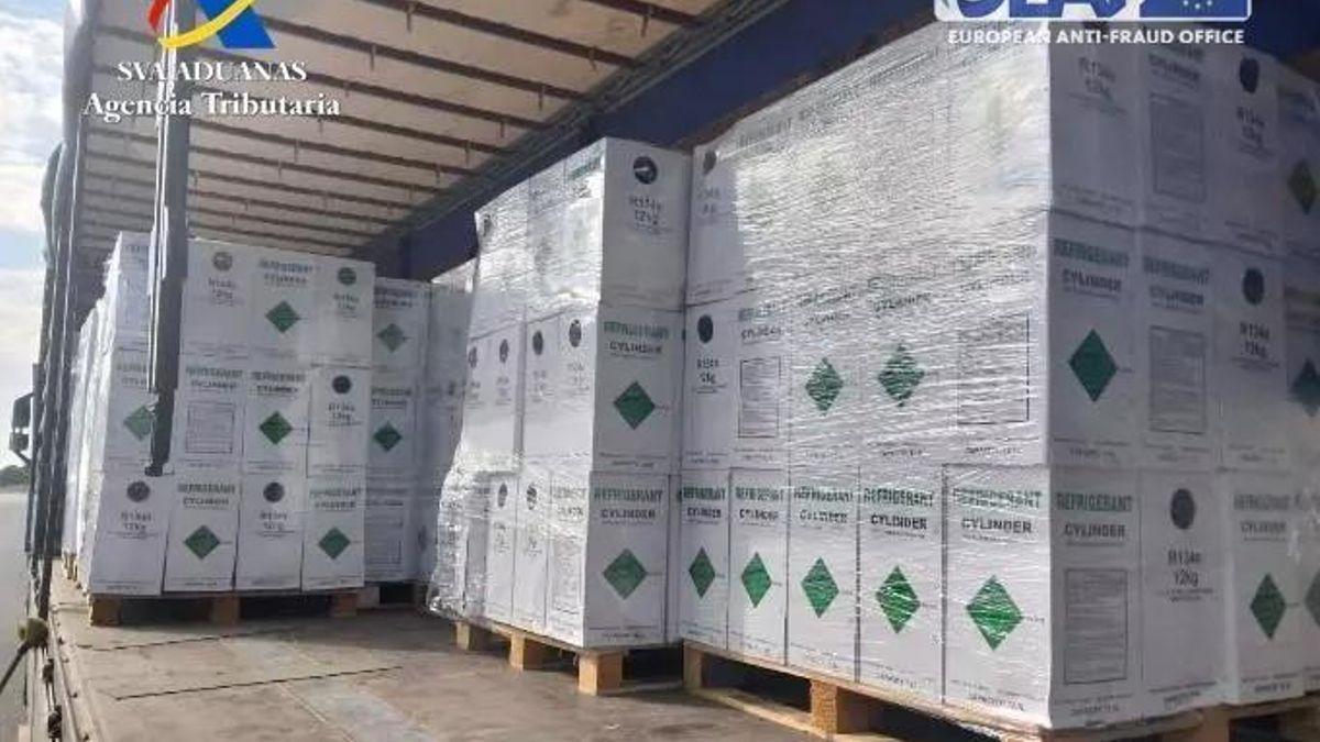 Mercancía intervenida por la Agencia Tributaria.