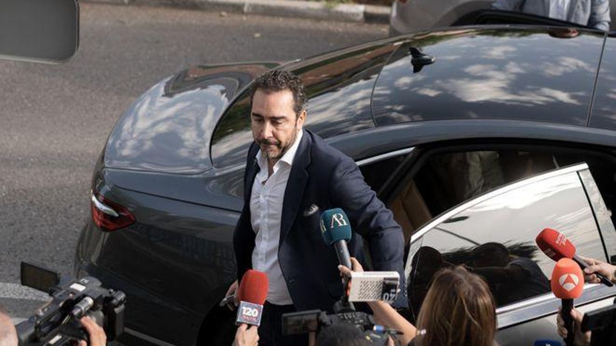 Víctor de Aldama en los juzgados de Majadahonda (Madrid)