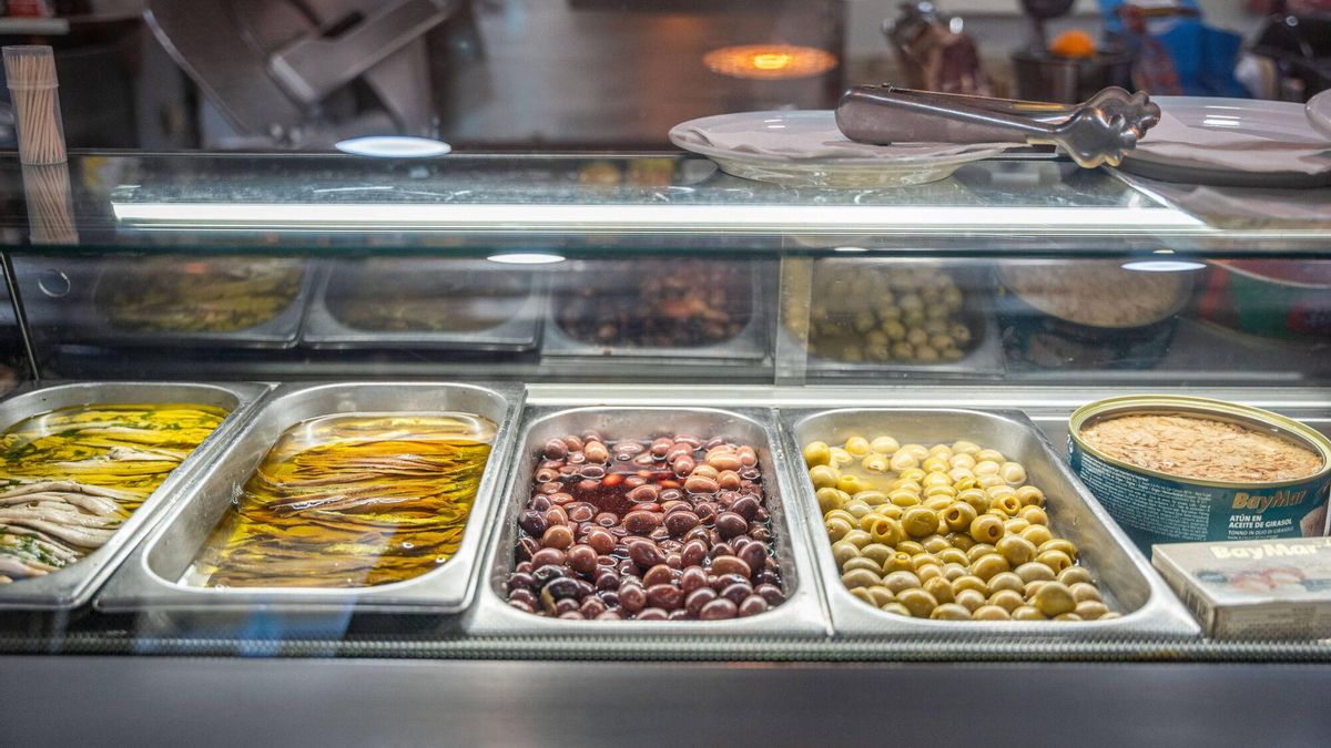 Aparador del bar Olimpiada 92, en Barcelona.