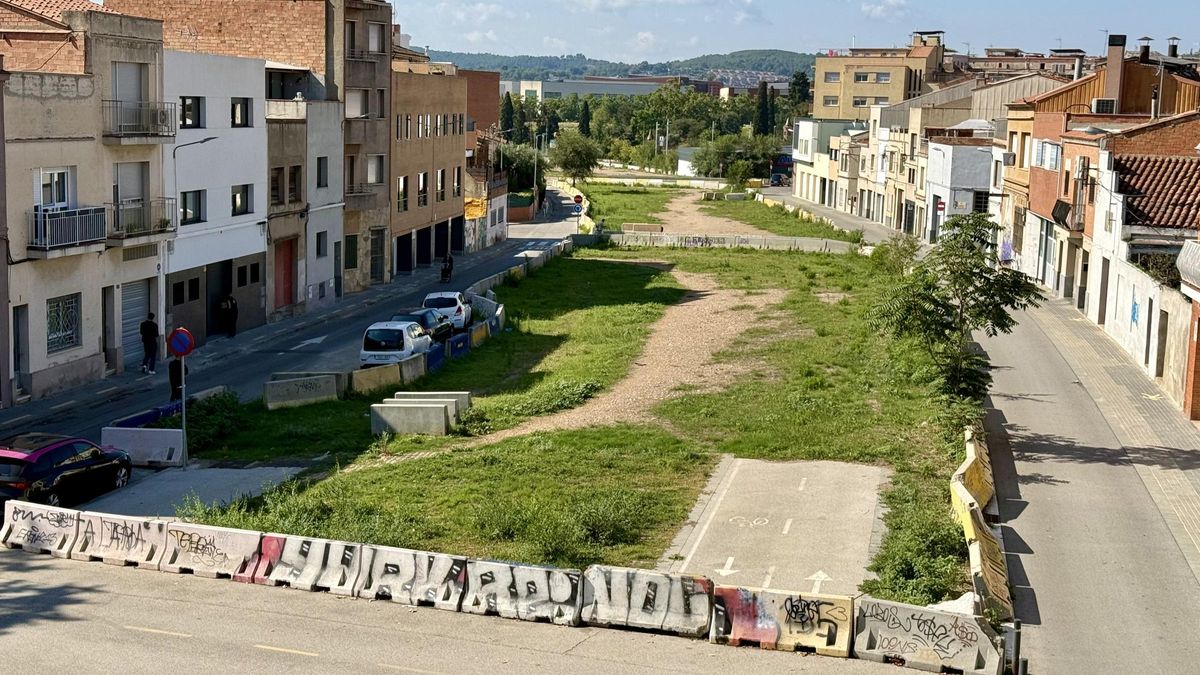 Vista del futuro paseo Antoni Farrés