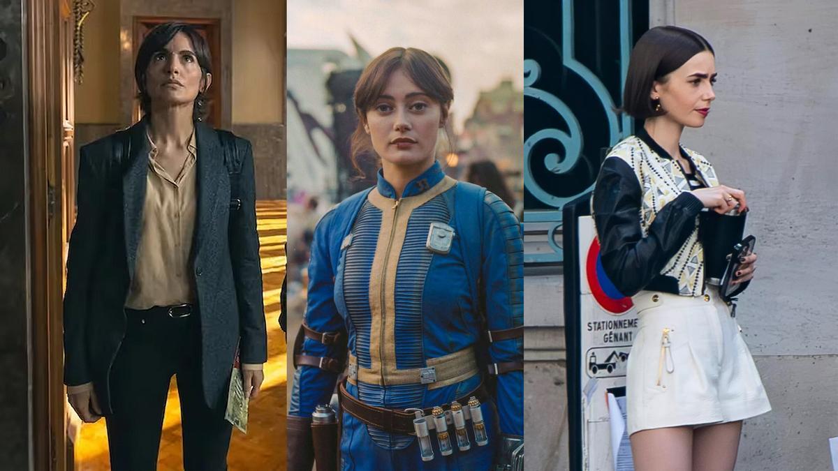Verónica Echegui en 'Ciudad de sombras', Ella Purnell en 'Fallout' y Lily Collins en 'Emily en París'