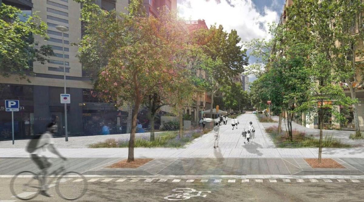 Futurs espaces verts dans l’Eixample